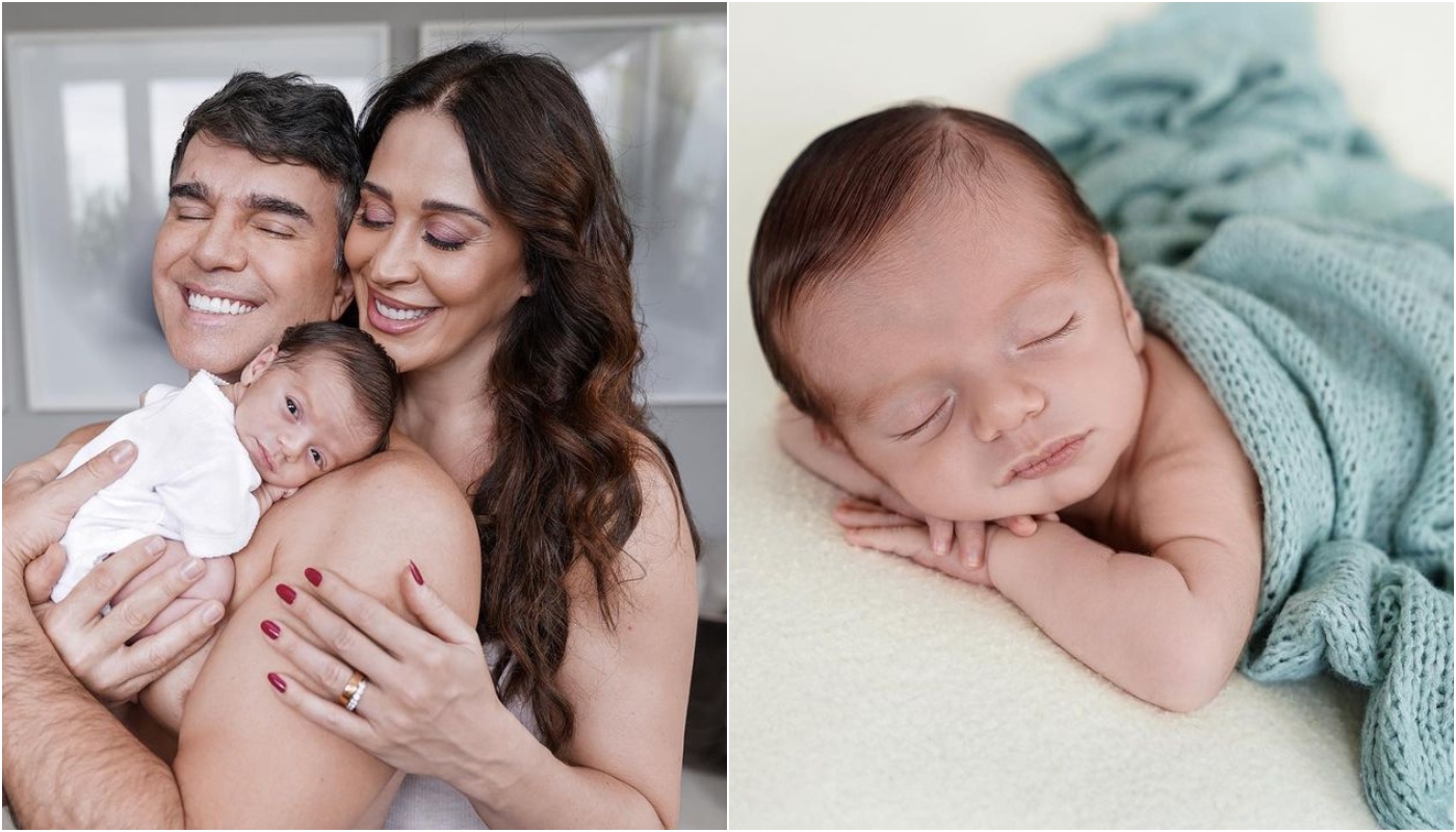 Claudia Raia se derrete pelo pequeno Luca