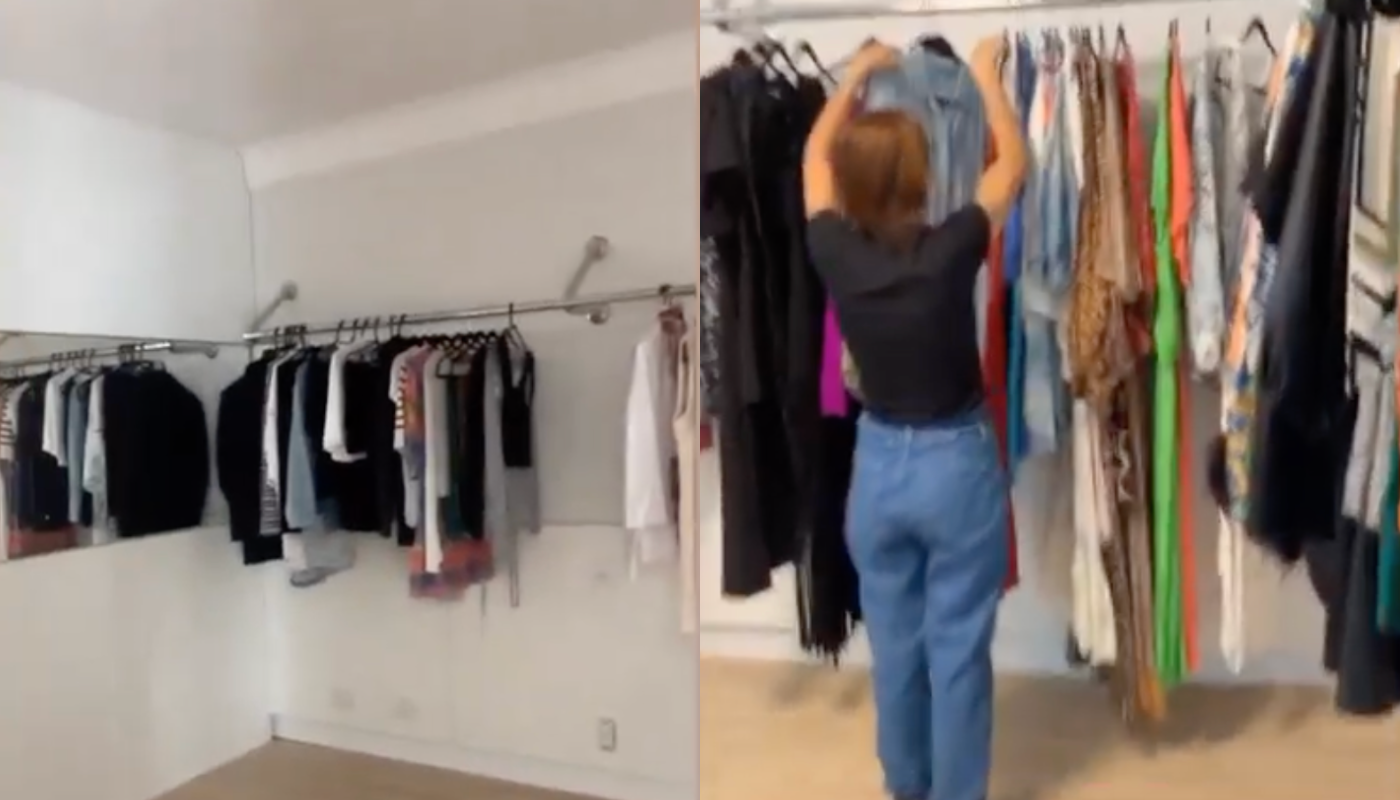 Detalhes do closet de Poliana Rocha