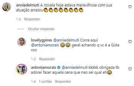 Internauta confunde Antonia Morais com Julia Dalavia, de