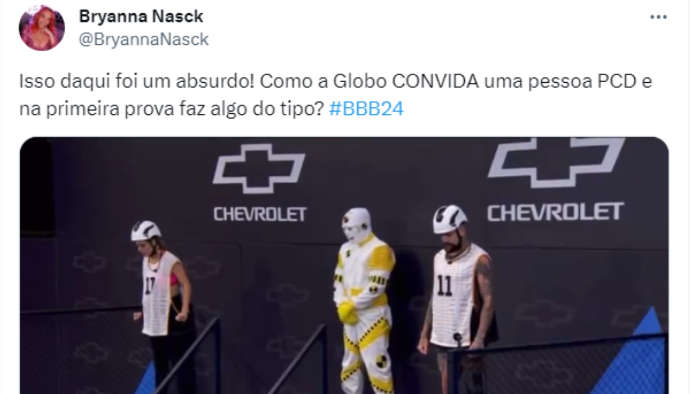 Web se revolta com falta de acessibilidade em prova do BBB24