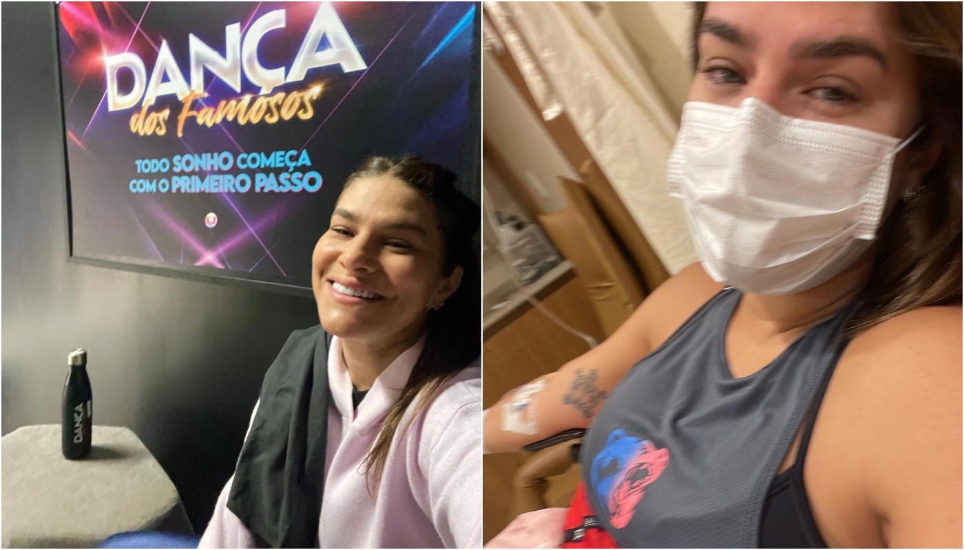Priscila Fantin durante ensaio da