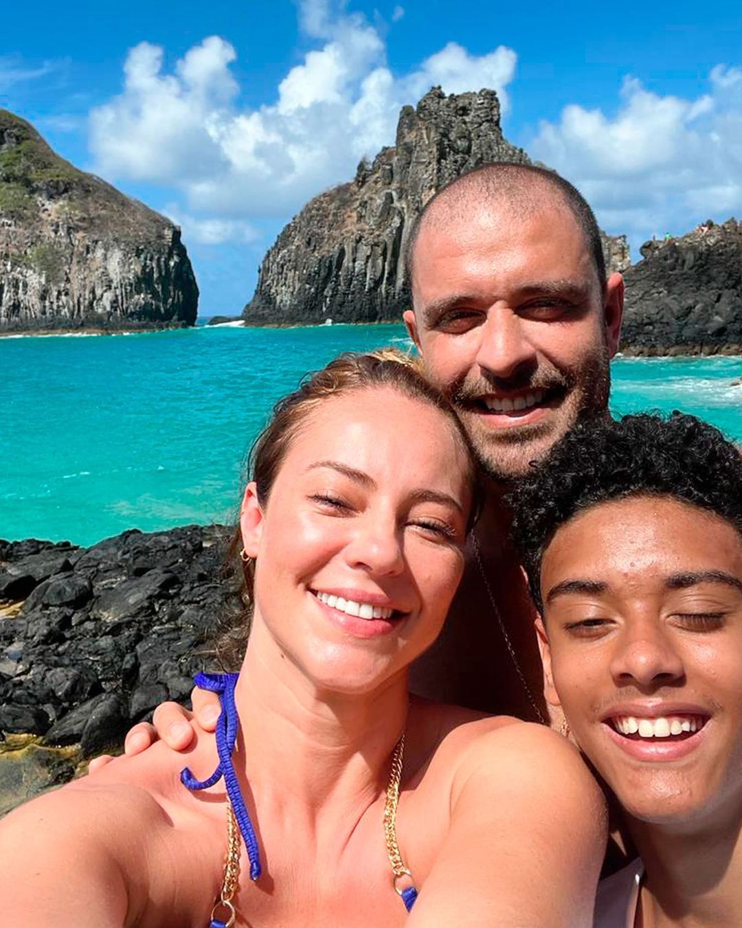 Paolla Oliveira, Diogo Nogueira e Davi