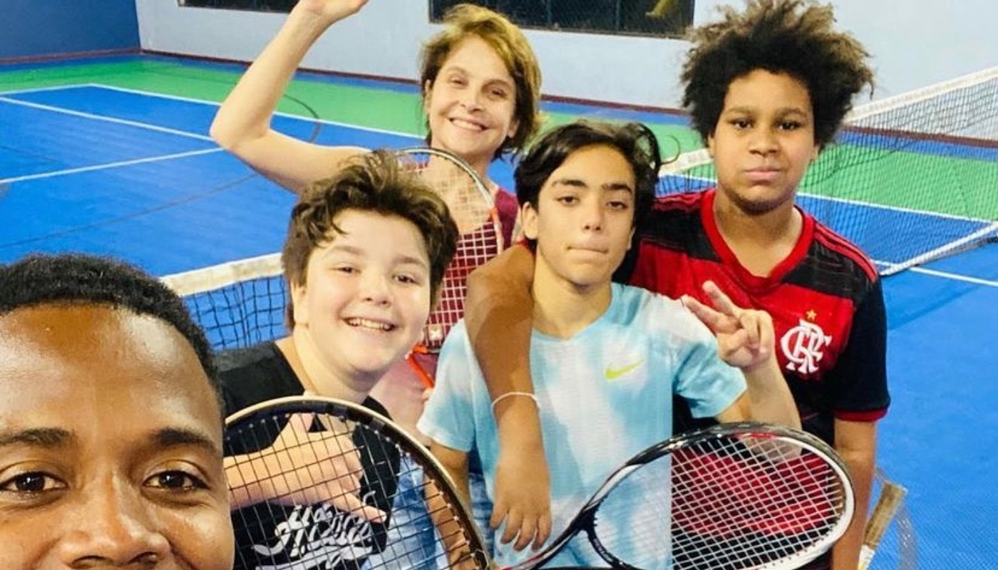 Drica Moraes e Mateus são muito grudados