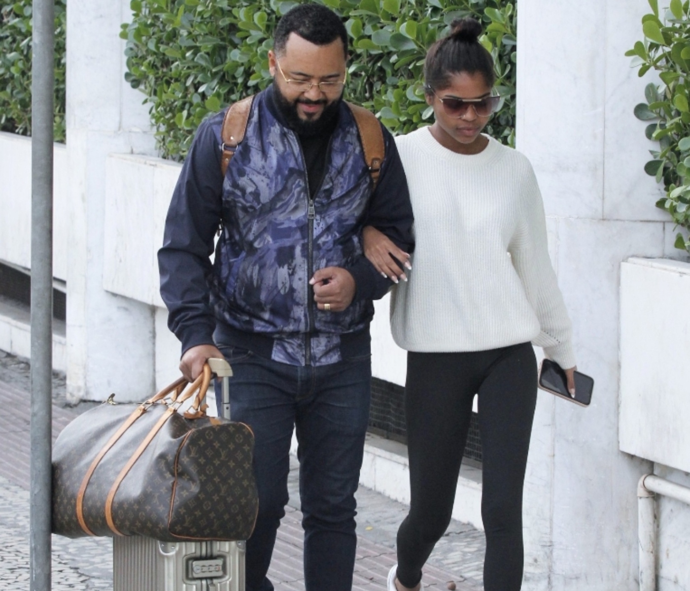 Dudu Nobre com a filha Thalita