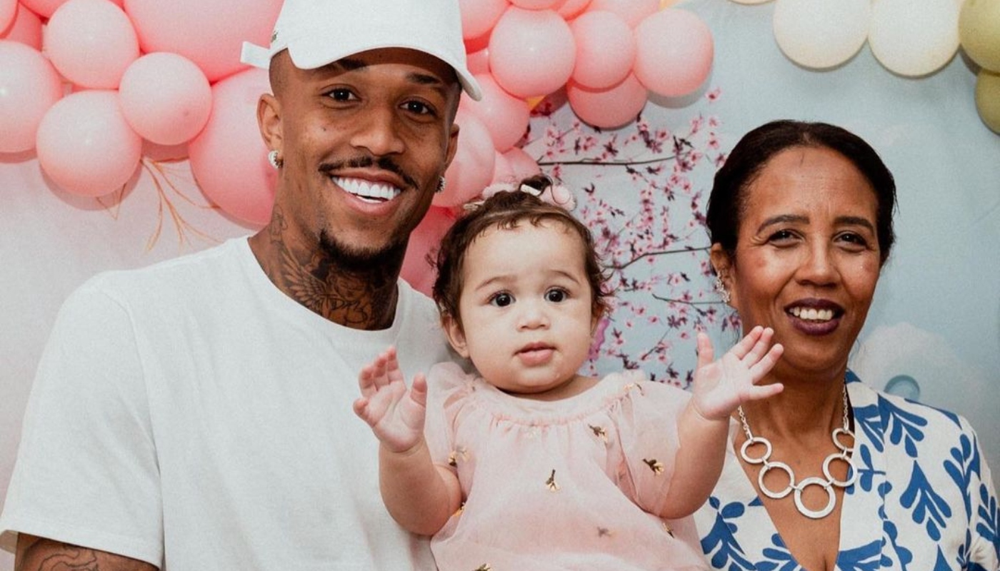 Éder Militão comemora mesversário de Cecília
