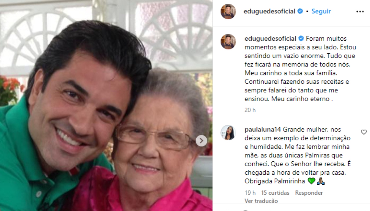 Homenagem de Edu Guedes para Palmirinha