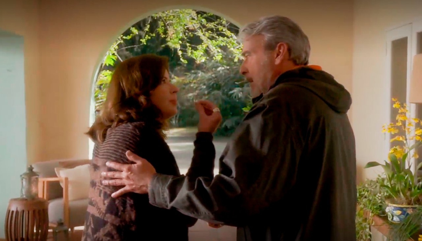 Natália (Mariana Santos) e Pedro (Alexandre Borges) em