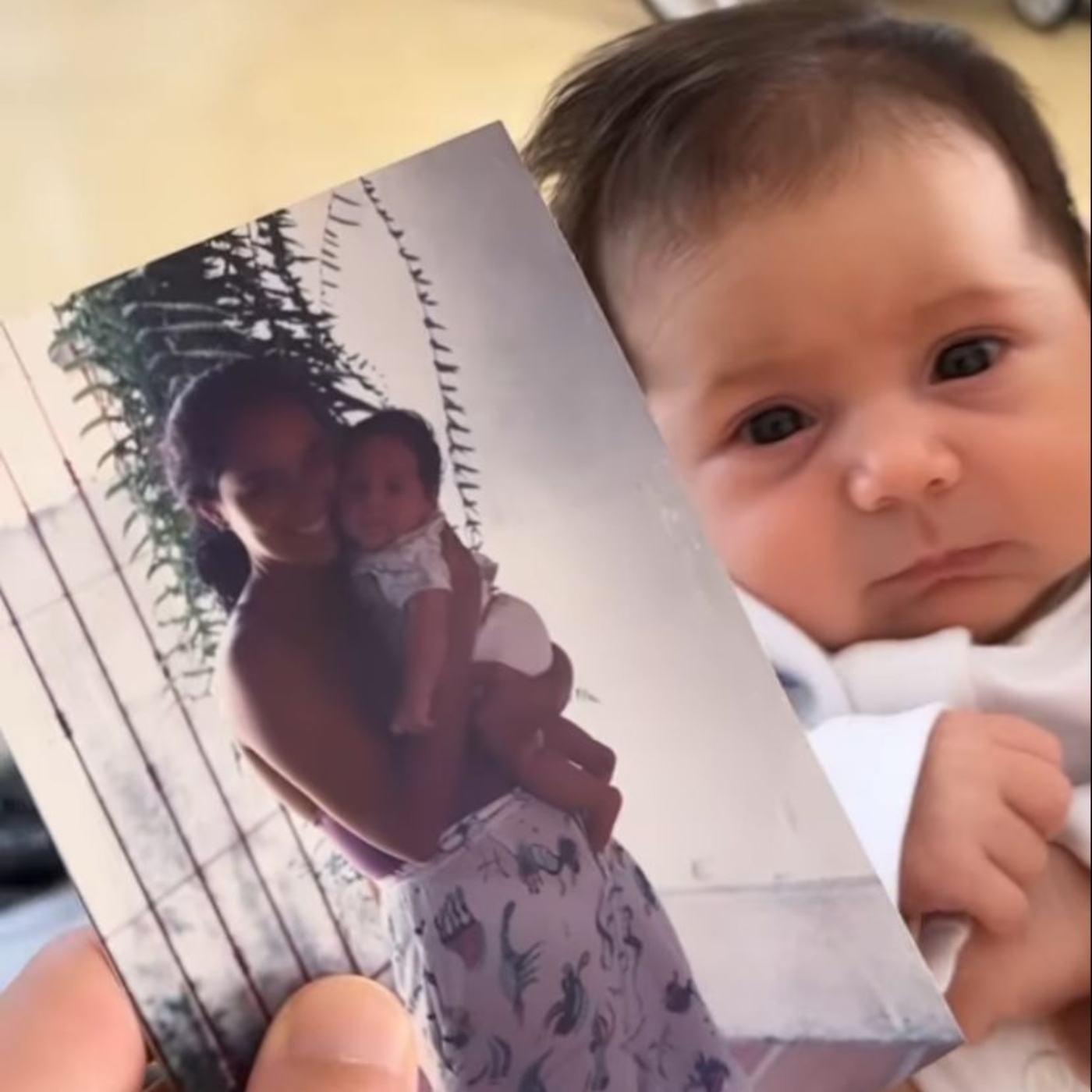 Eliezer mostra semelhança com a filha Lua