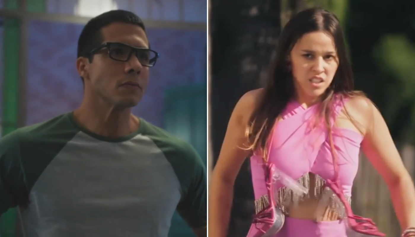 Enzo (Rafael Gualandi) e Berenice (Thati Lopes) em