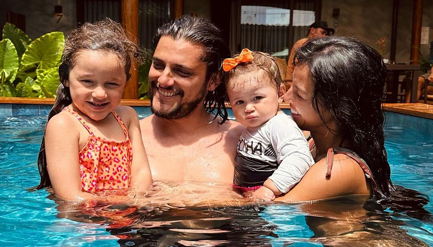 Yanna Lavigne e Bruno Gissoni consideram sua família completa