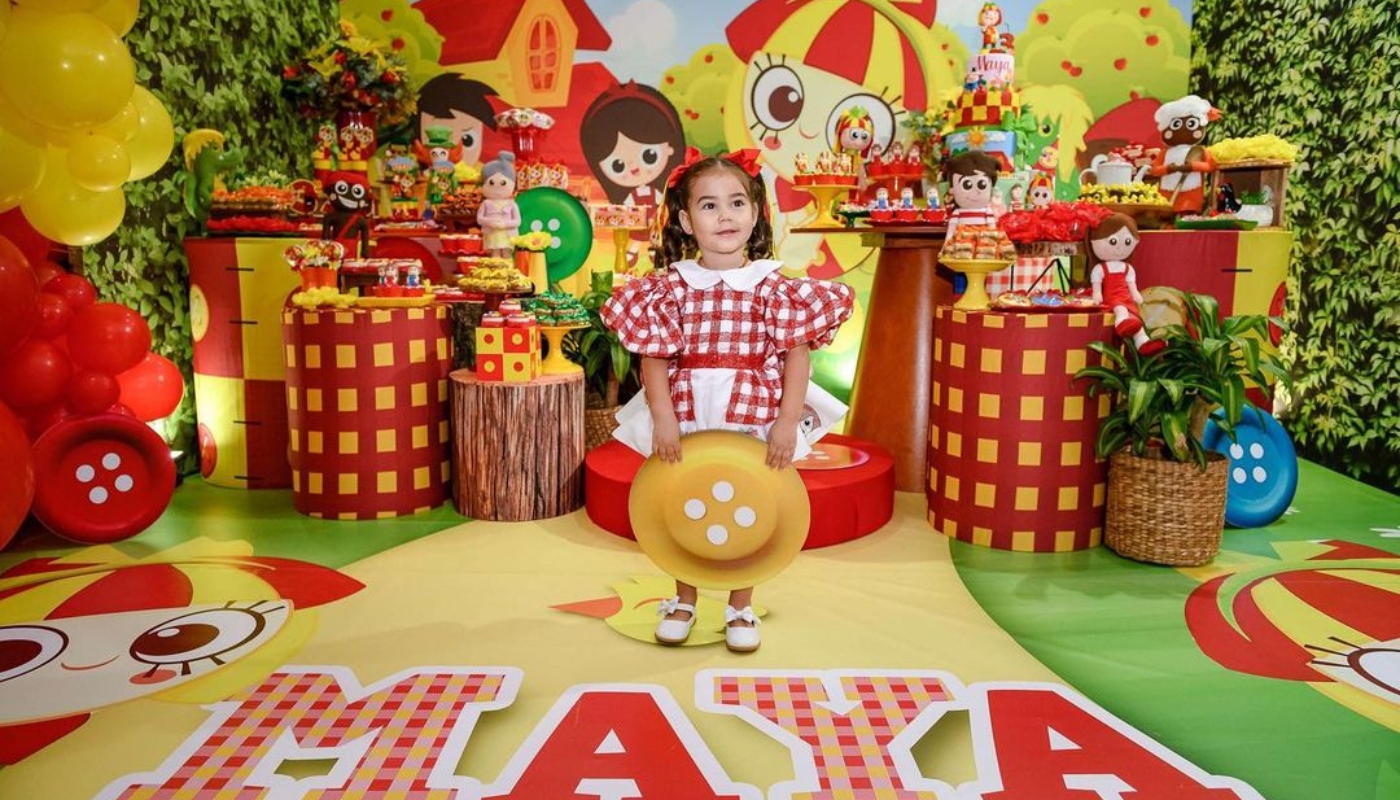 Filha de Marcello Melo Jr. completa 3 aninhos