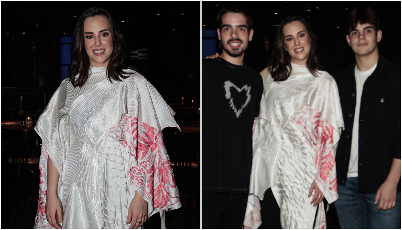 Lara, filha de Faustão, com os irmãos, João e Rodrigo