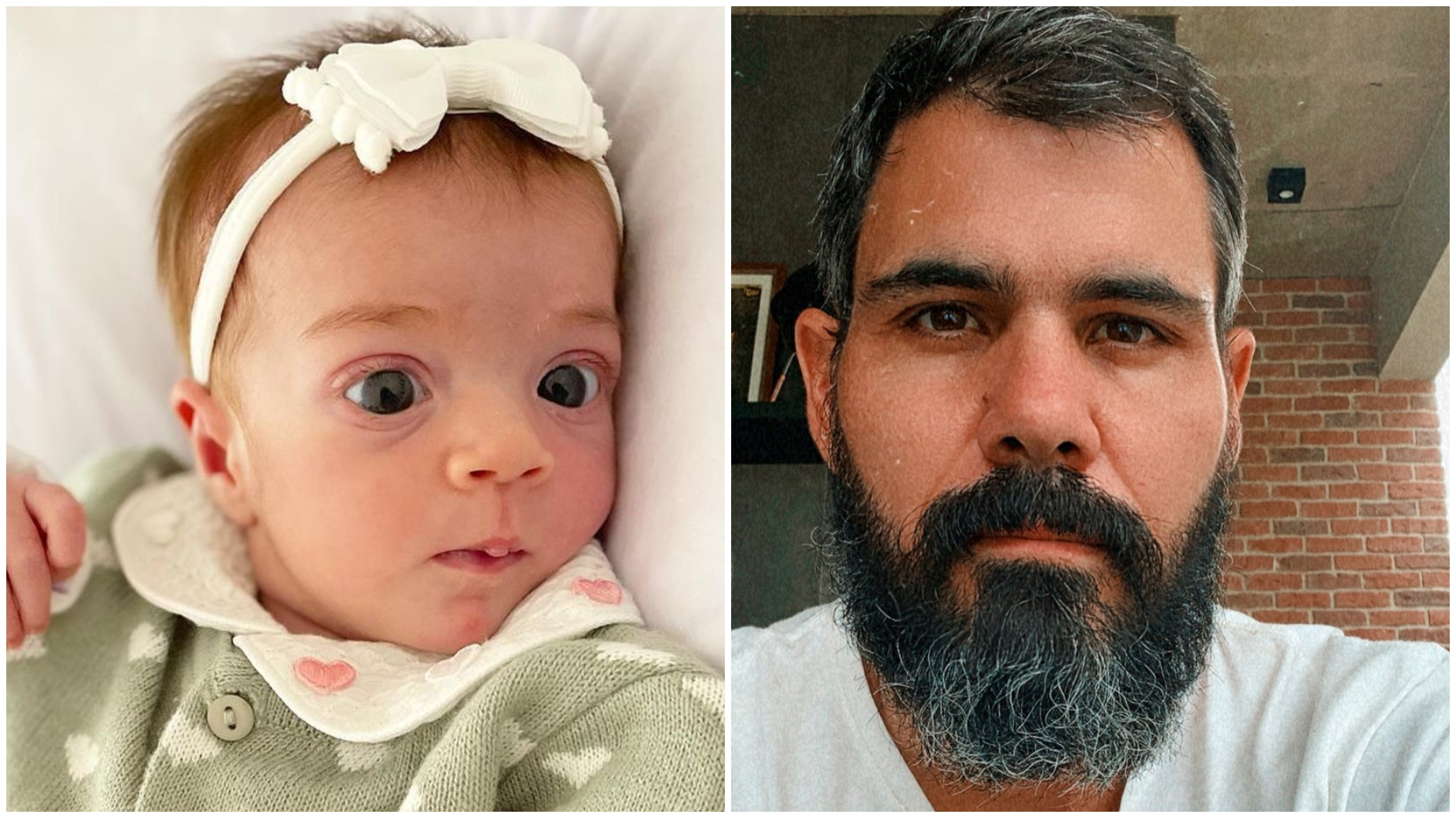 Maria Guilhermina e Juliano Cazarré