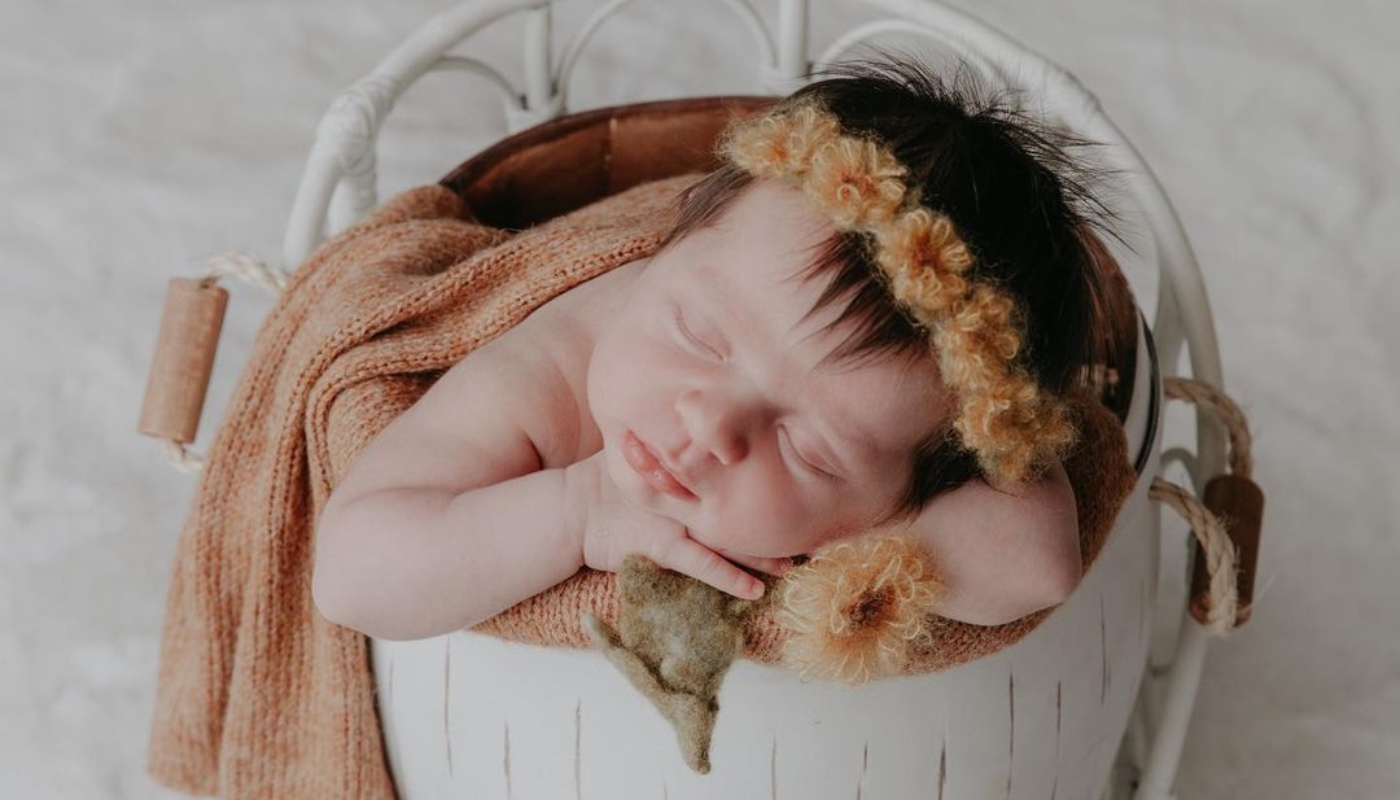 Ensaio newborn da filha caçula de Julio Rocha