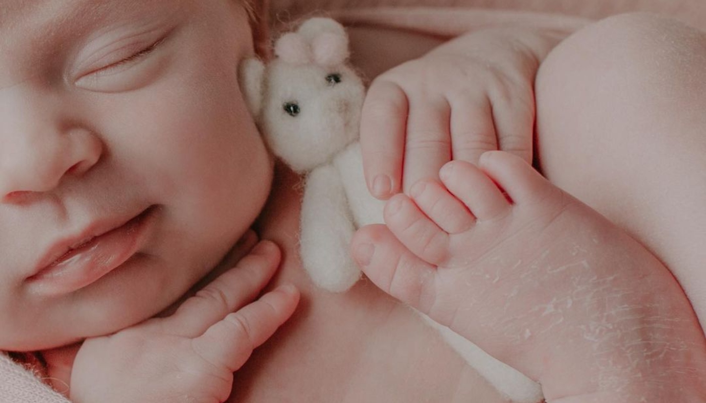 Ensaio newborn da filha caçula de Julio Rocha