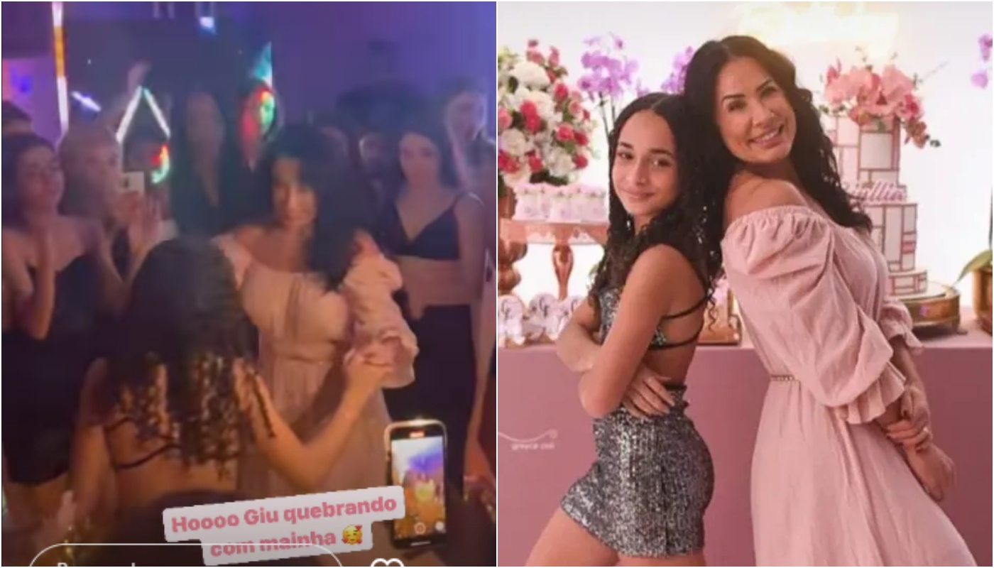 Sheila Carvalho mostra momentos de diversão em festa