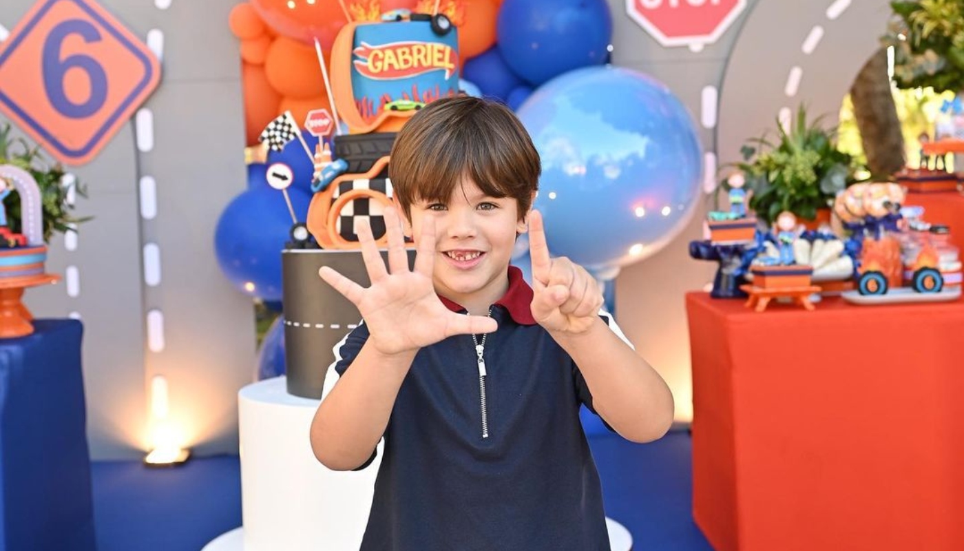 Filho de Andressa Suita e Gusttavo Lima, Gabriel completa 6 anos