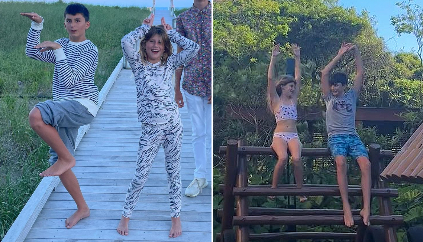 Benjamin e Vivian são frutos do casamento de Gisele e Tom Brady