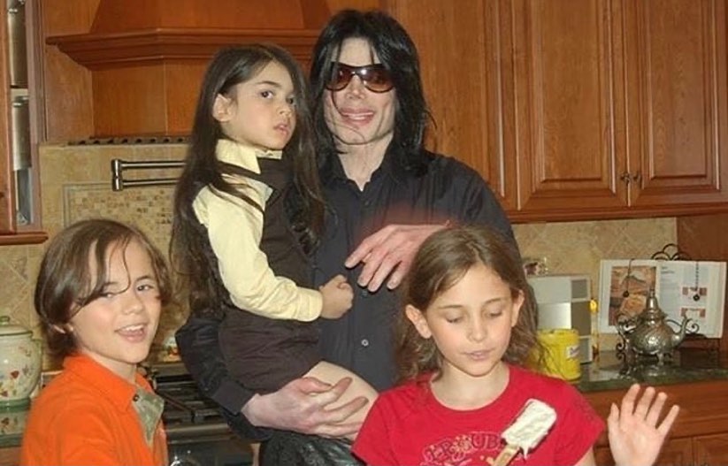 Michael Jackson e os filhos