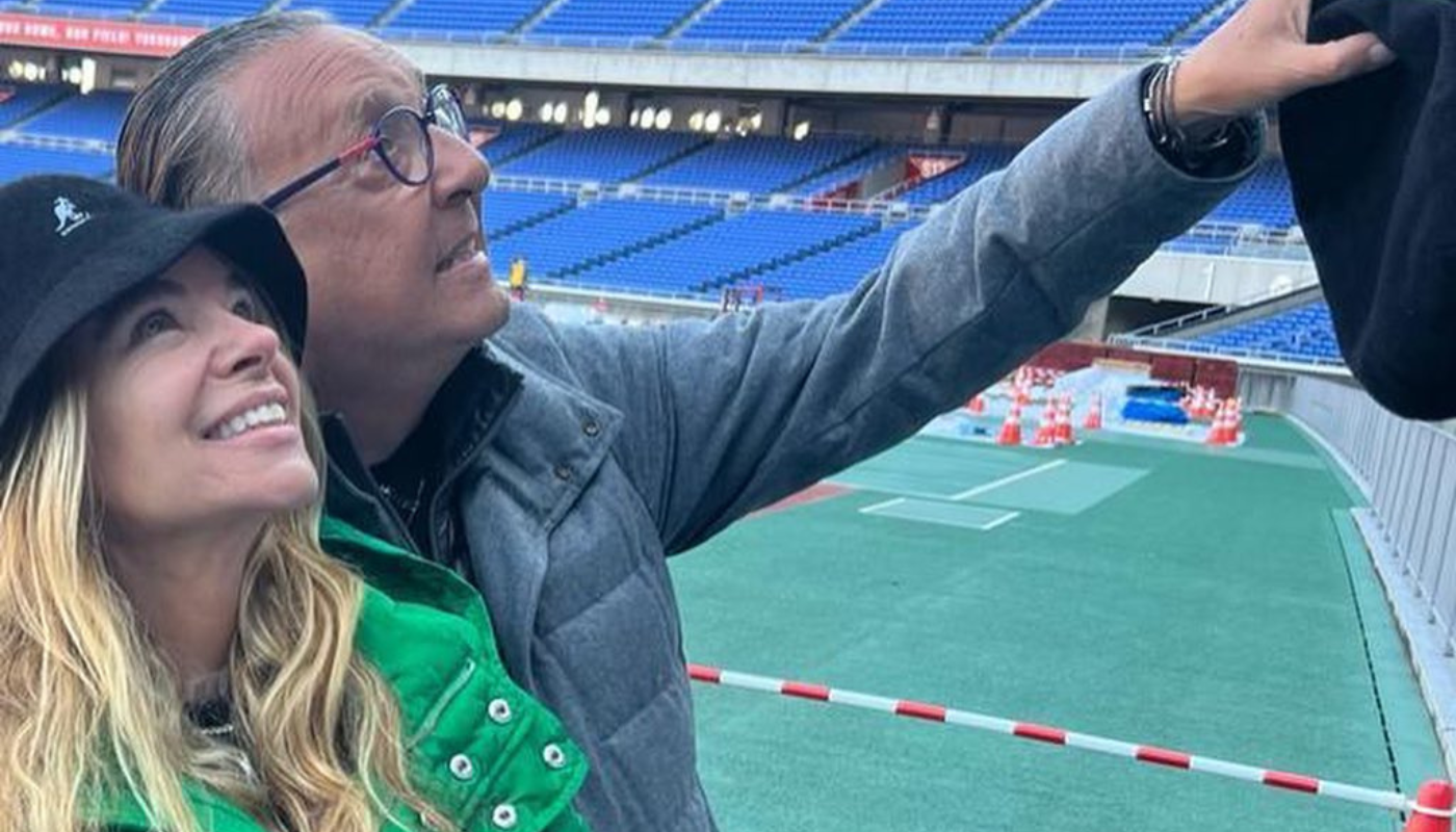 Desirée acompanhou Galvão Bueno em seus Copas do Mundo