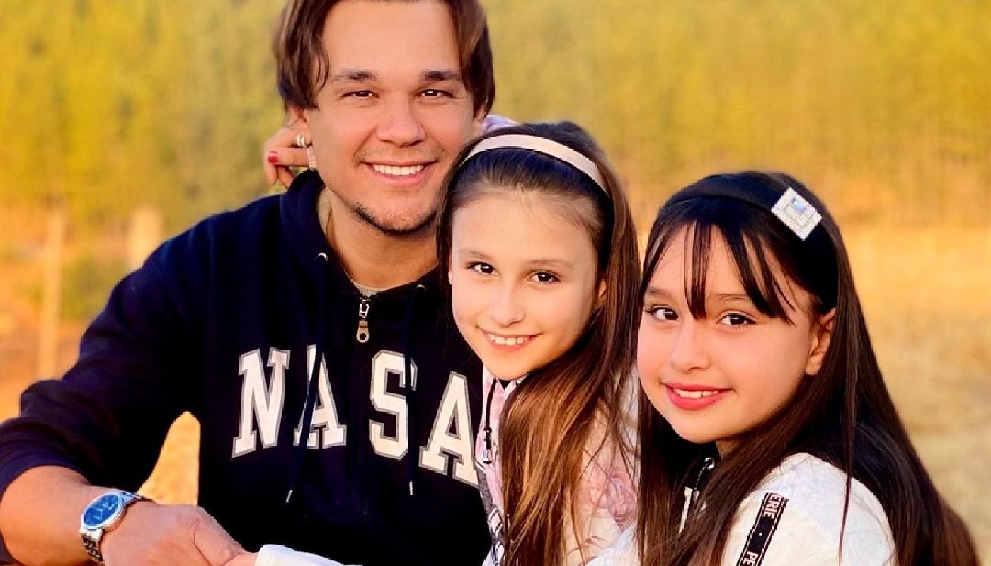 Gêmeas são fruto da relação da ex-miss com Leandro KLB