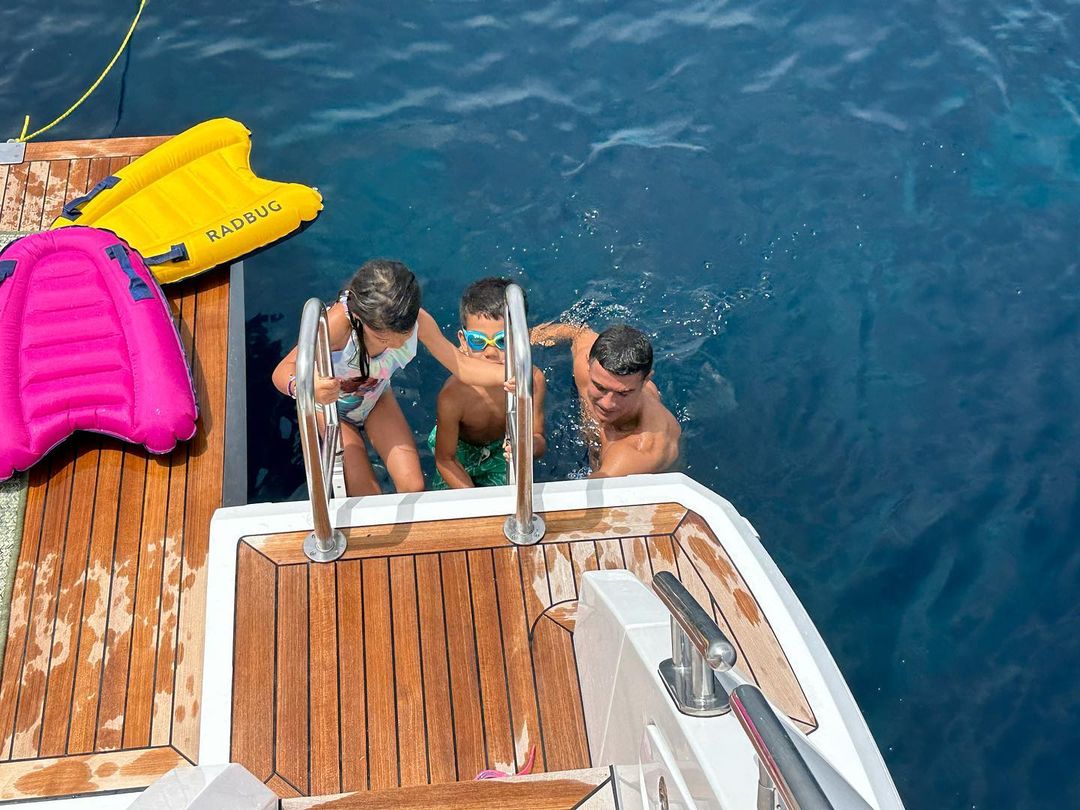 Cristiano Ronaldo e família