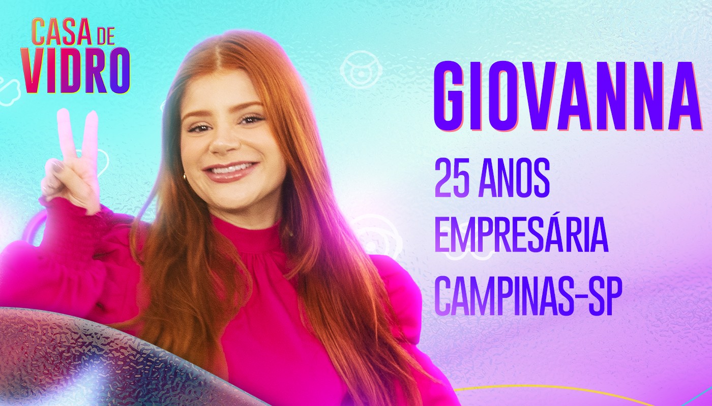 Giovanna, participante da Casa de Vidro do BBB23