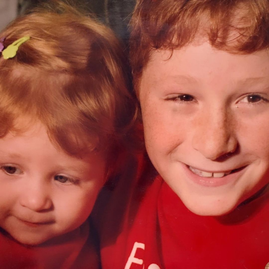 Giulia Garcia e o irmão Renan Ribeiro