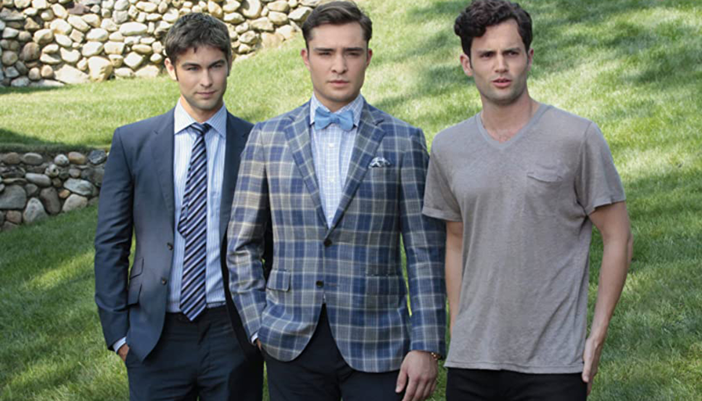 Chace Crawford, Ed Westwick e Penn Badgley em
