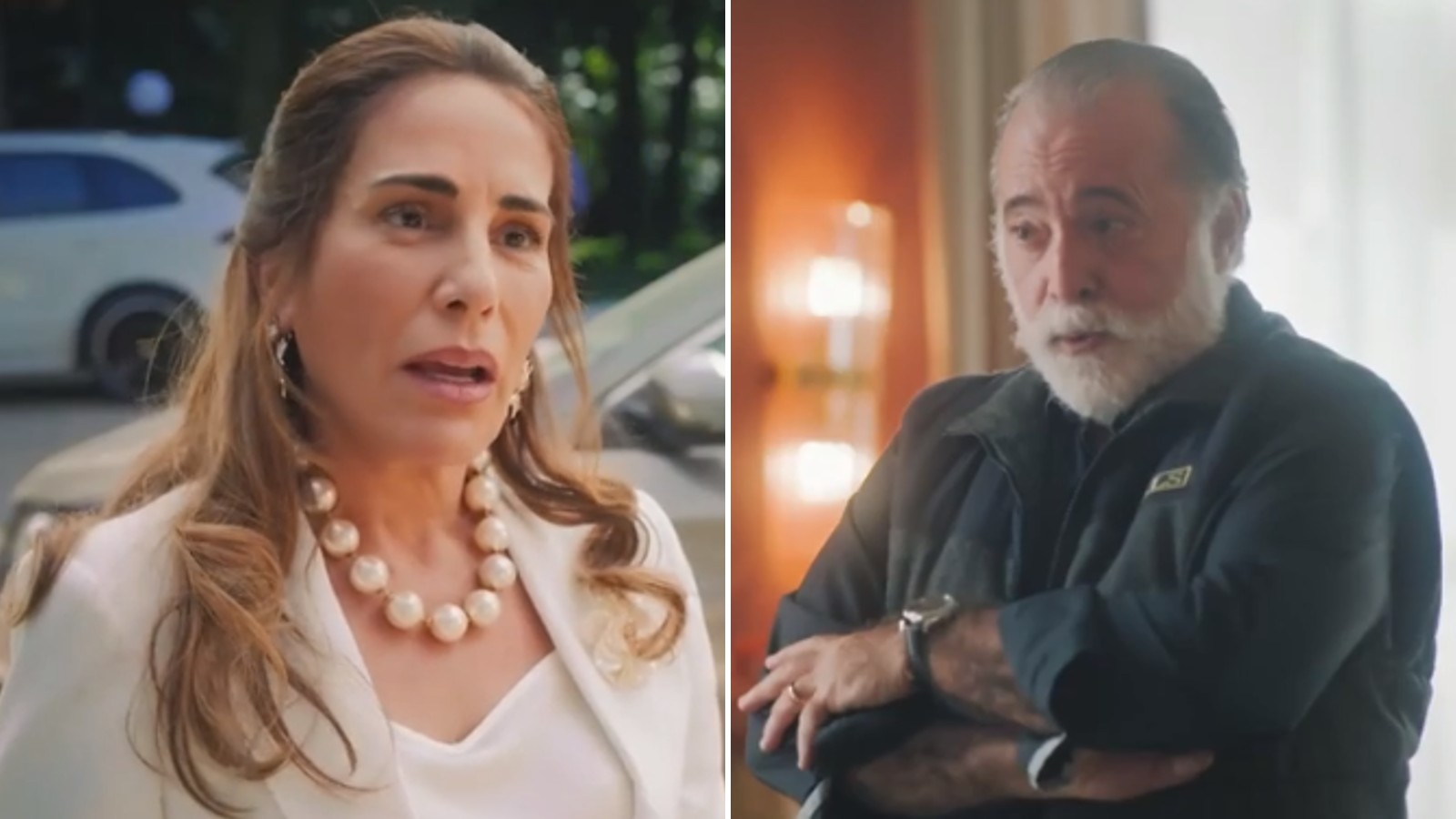Irene (Glória Pires) e Antônio (Tony Ramos)