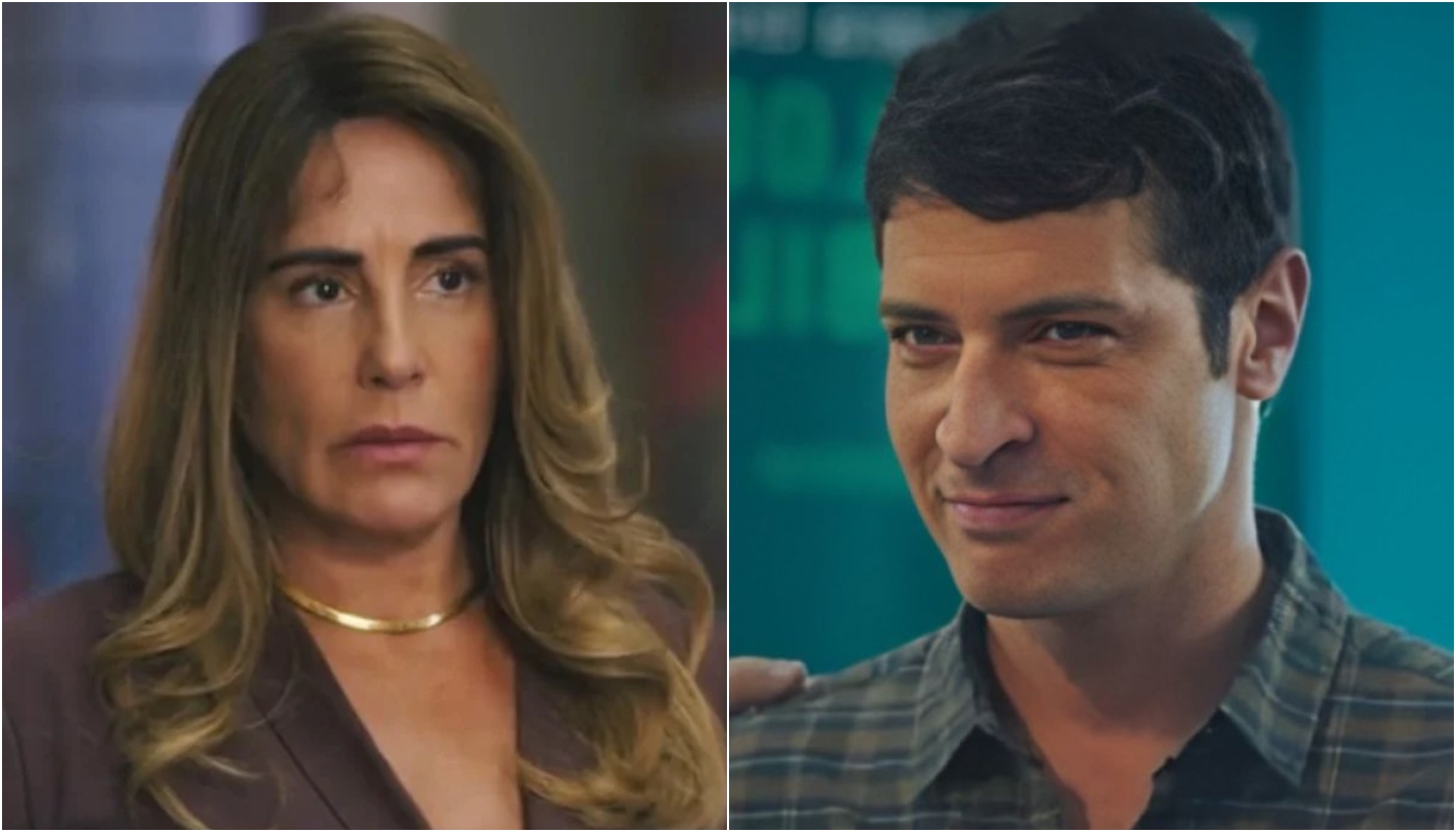 Irene (Gloria Pires) e Marino (Leandro Lima) em