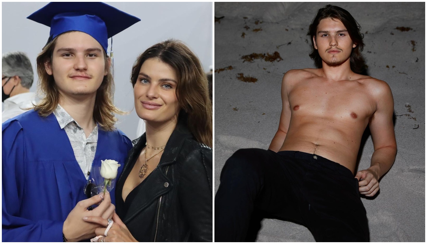 Isabeli Fontana e o filho Zion