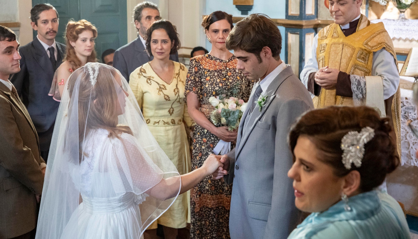 Isadora e Davi em casamento em