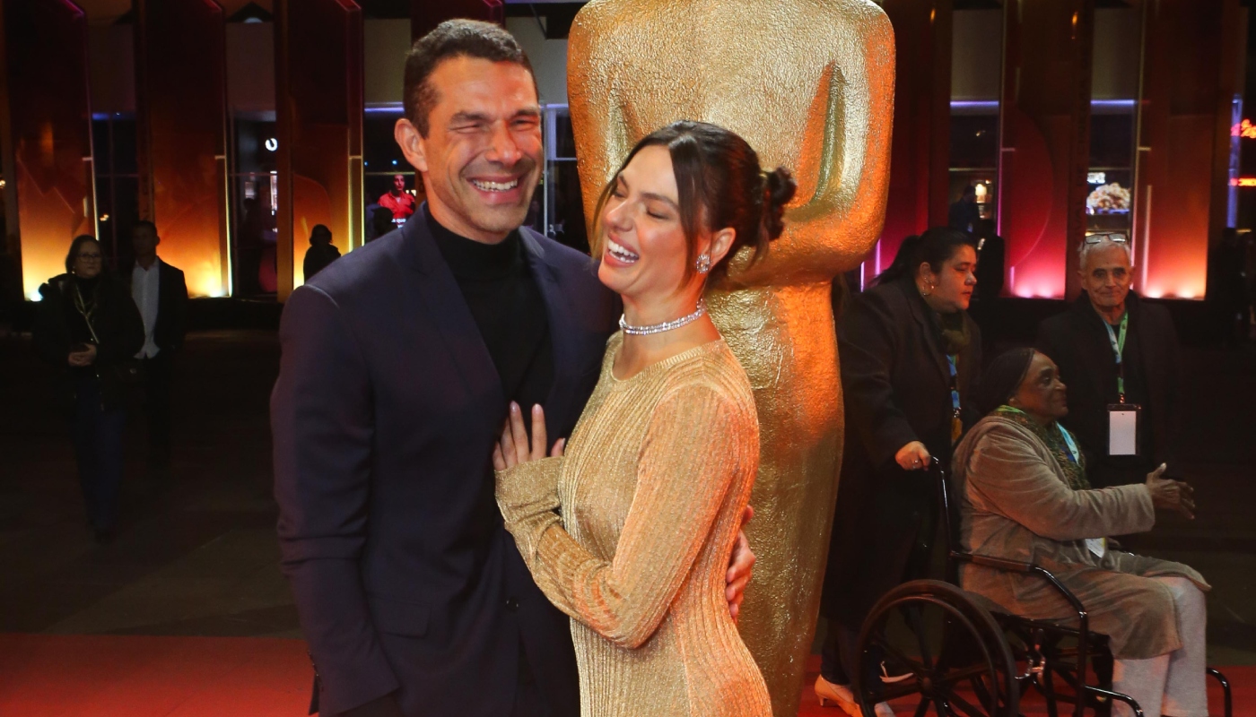 Isis Valverde e Marcus Buaiz em festival de Gramado