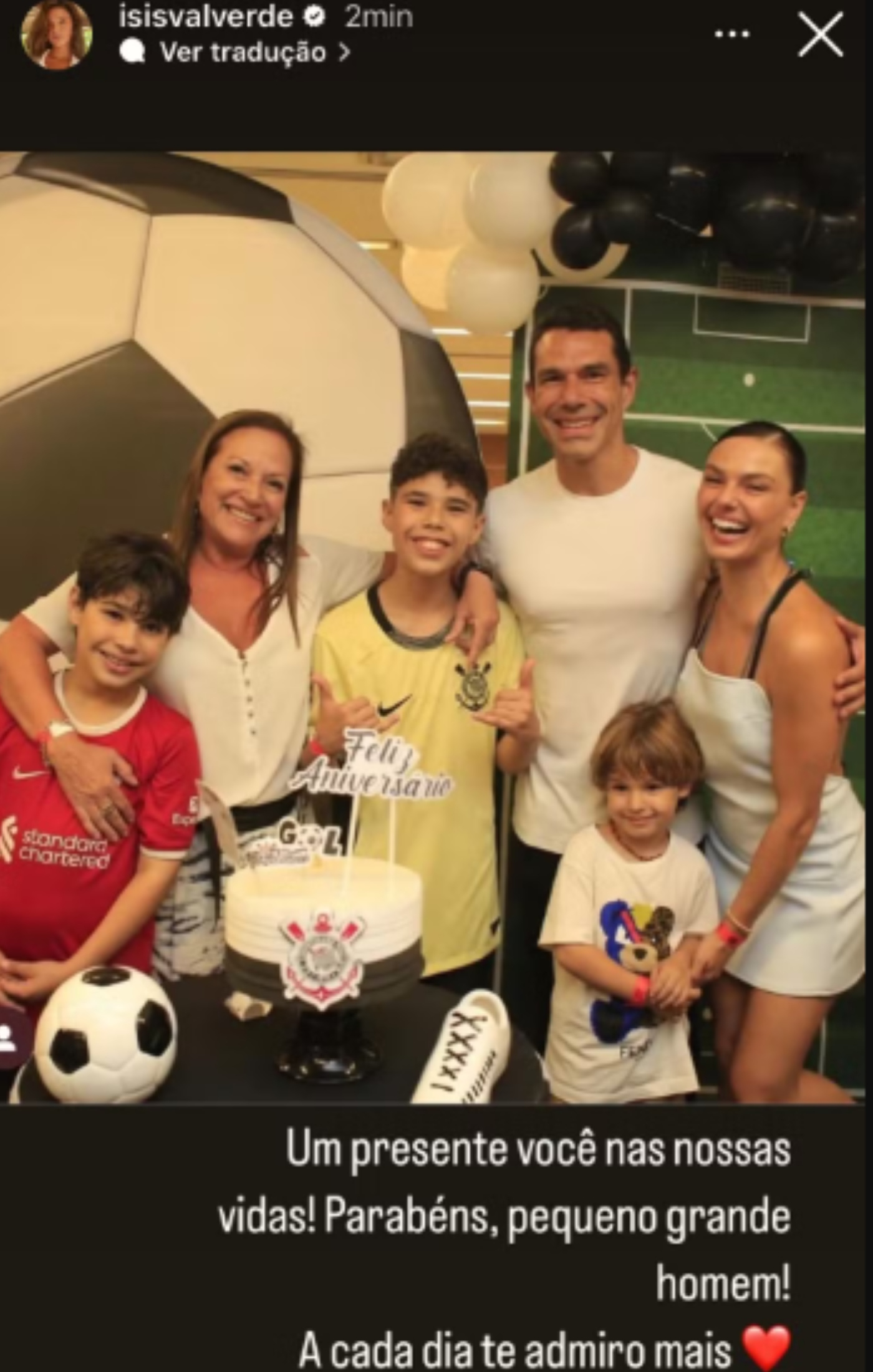 Isis Valverde faz homenagem para José Marcus via Stories