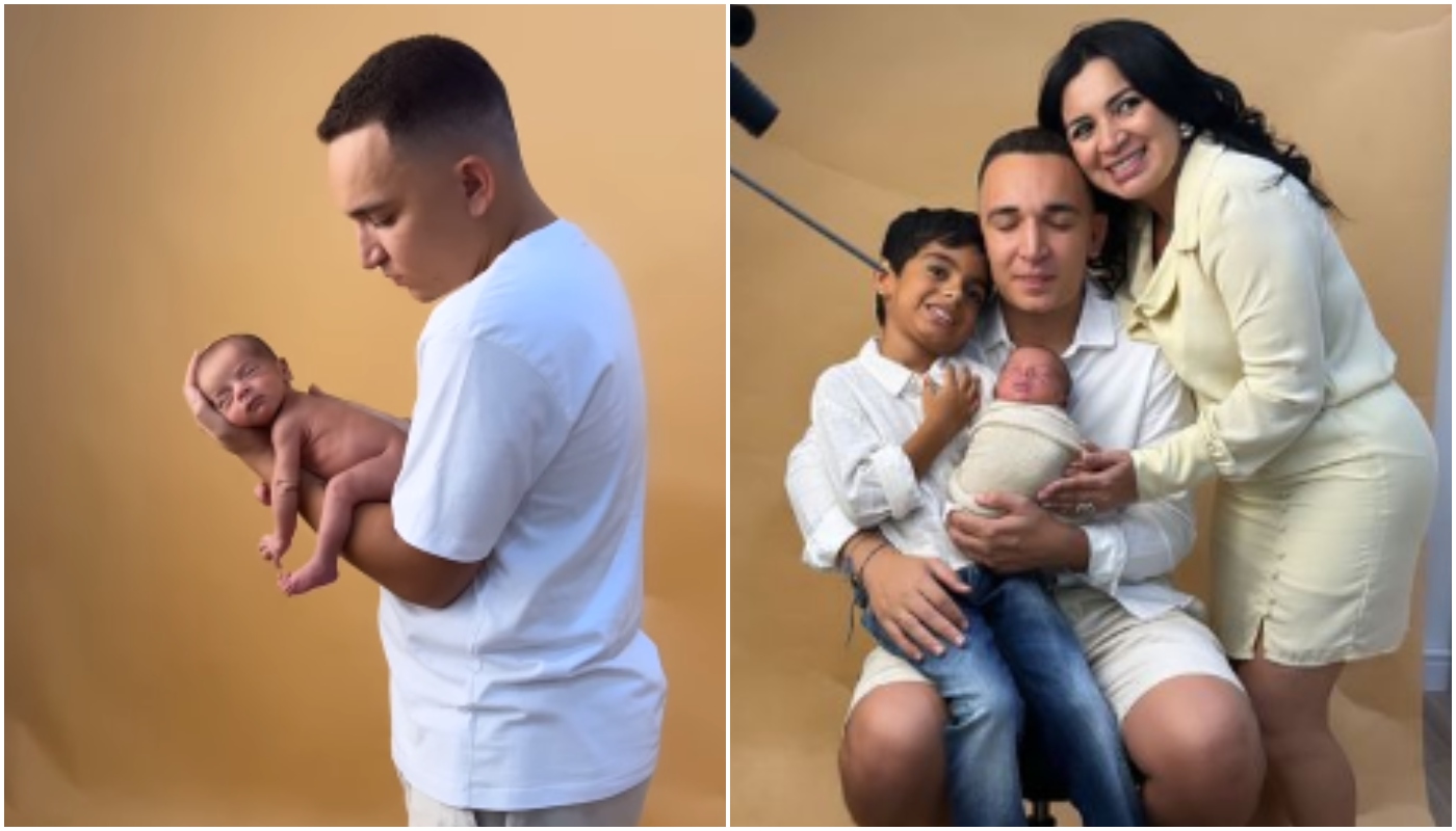 Ensaio newborn e Jorge, filho de João Gomes e Ary Mirelle