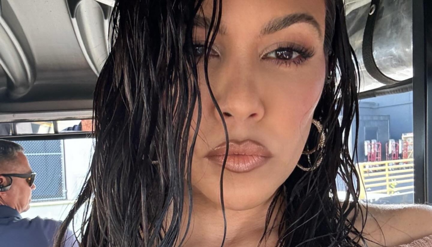 Kourtney é uma das irmãs Kardashian