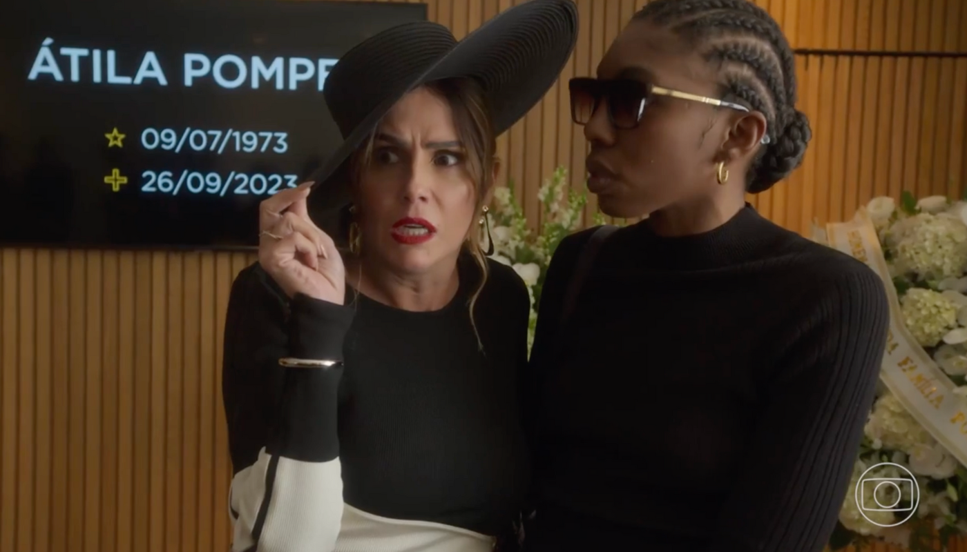 Lara (Deborah Secco) e Taís (Késia) em