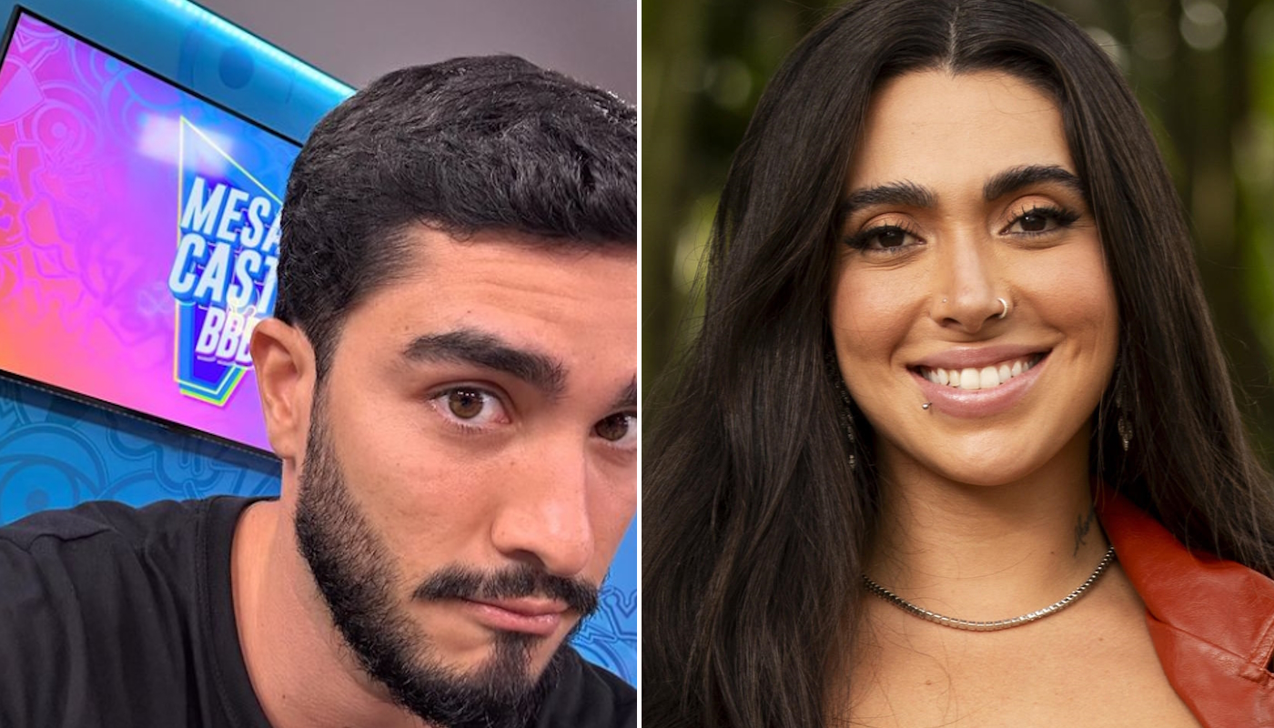 O ator Leo Bittencourt e a ex-BBB Giovanna