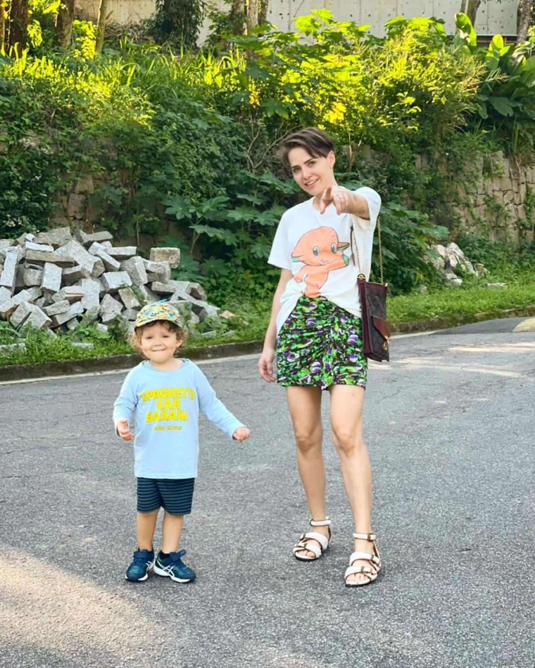 Letícia Colin e o filho, Uri