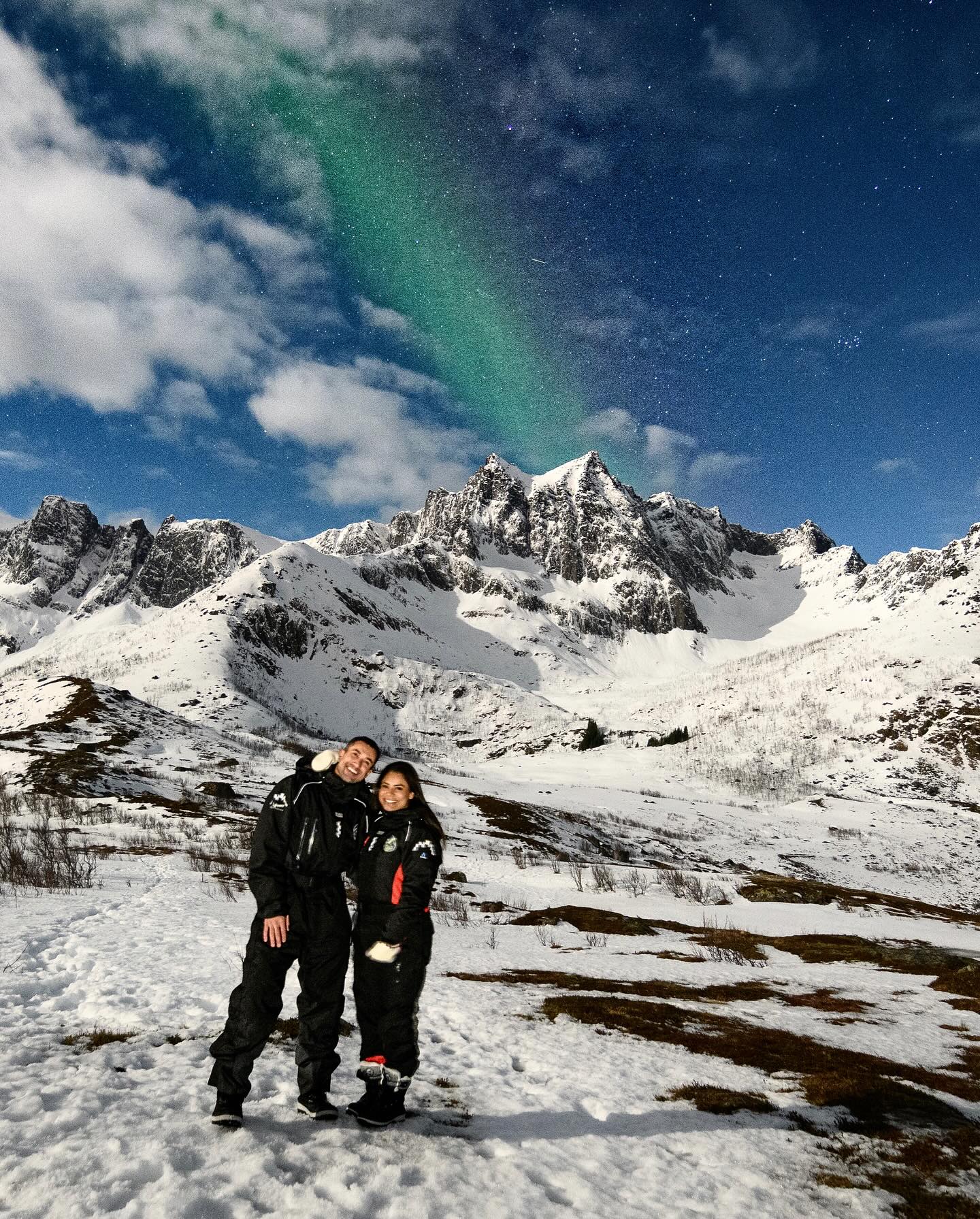 Lexa e Ricardo Vianna em viagem à Noruega