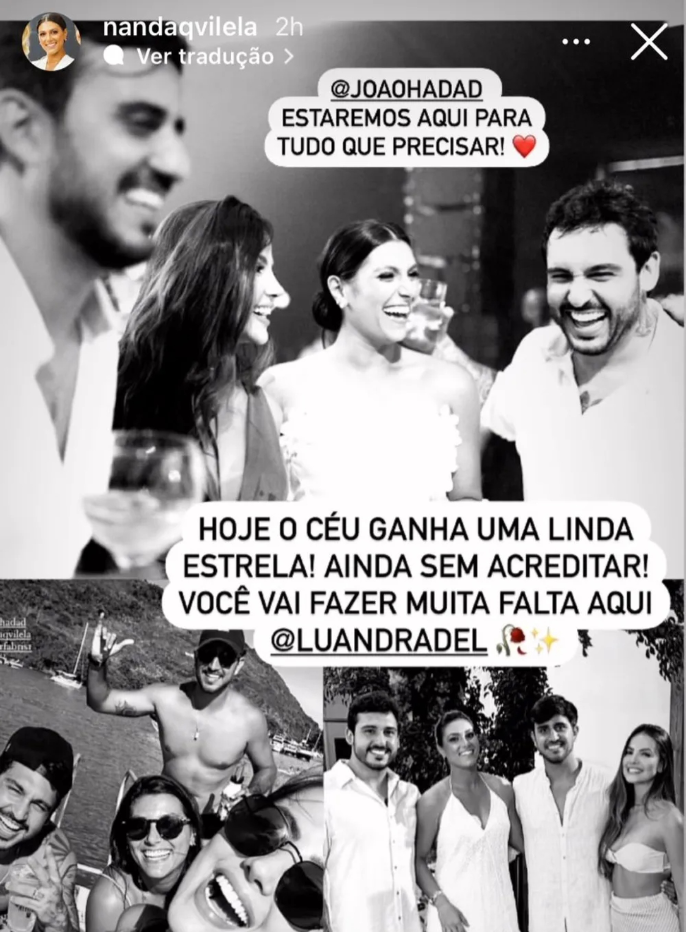 Homenagem para Luana Andrade