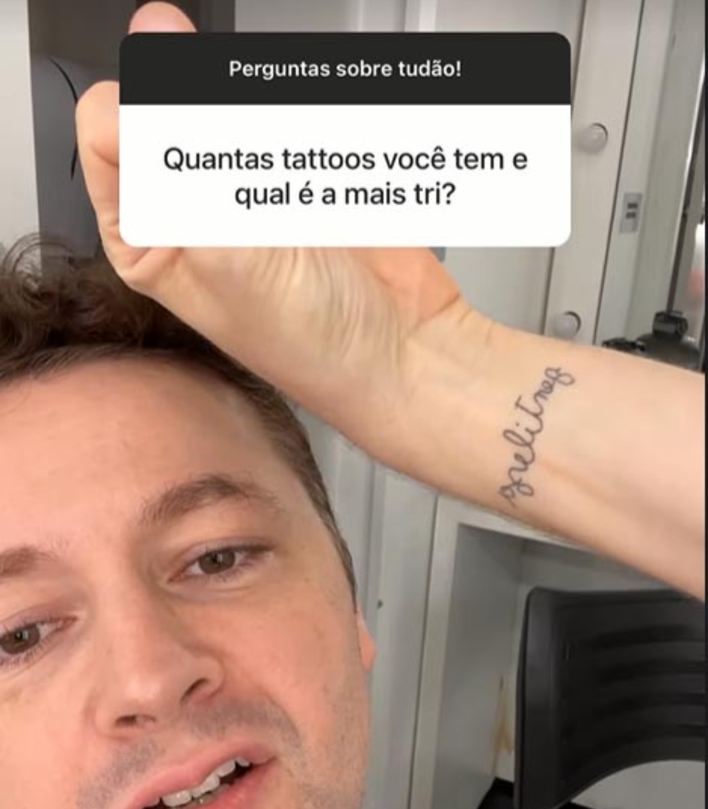 Lucas Lima revela tatuagem feita pelo filho Theo