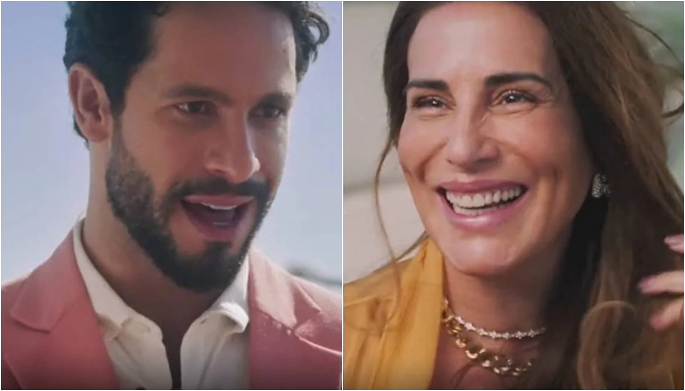 Luigi (Rainer Cadete) e Irene (Gloria Pires) em