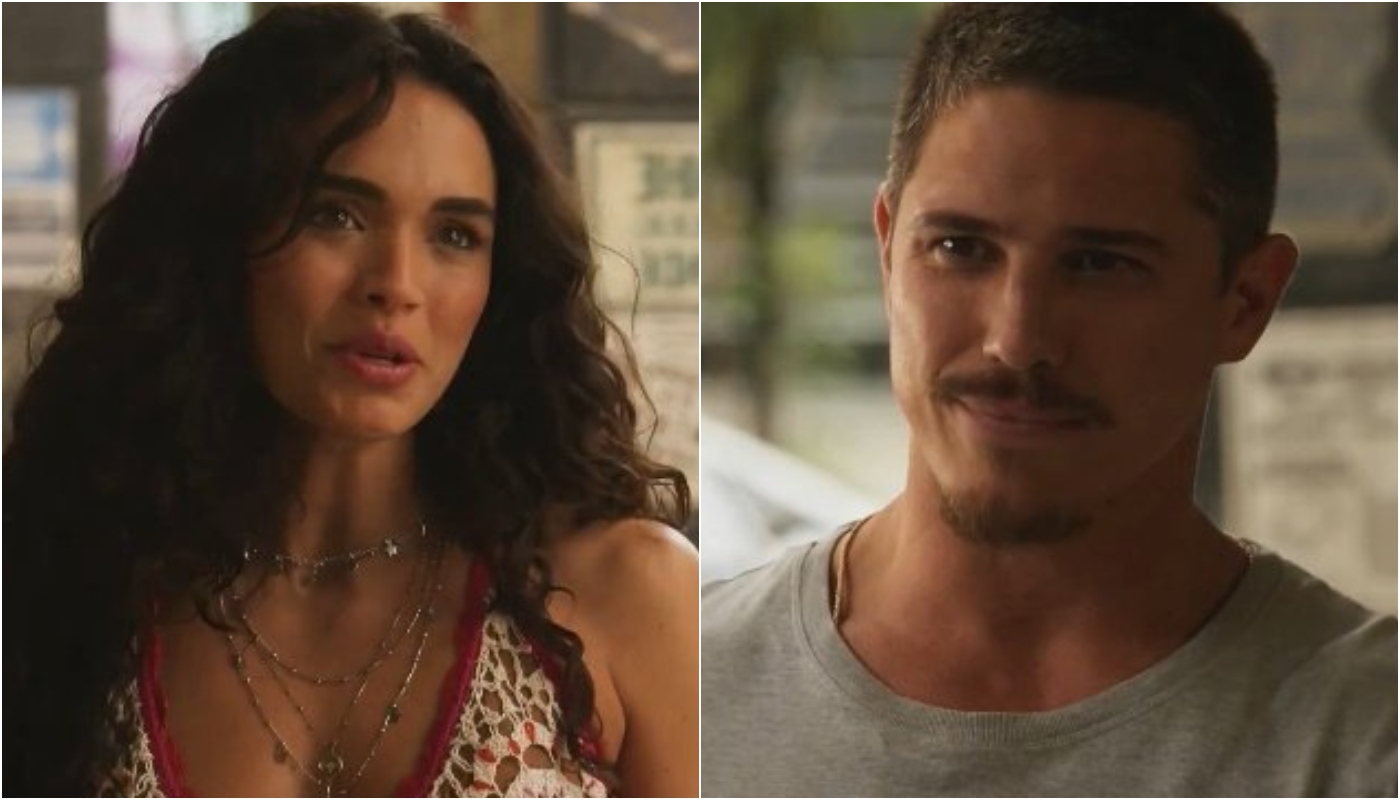 Luna (Giovana Cordeiro) e Julião (Romulo Arantes Neto) em