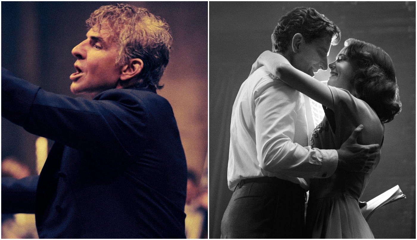 Bradley Cooper e Carey Mulligan como Leonard Bernstein e Felicia Montealegre em