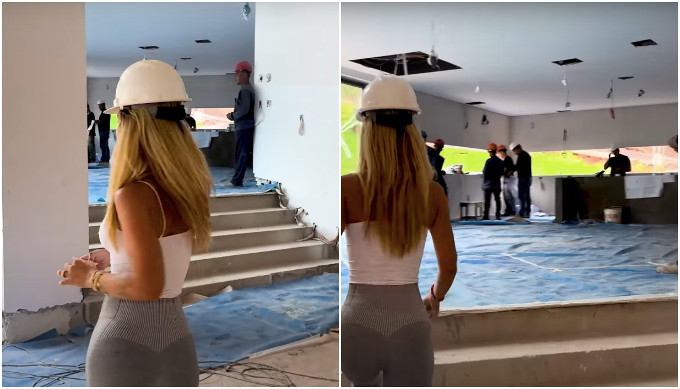 Cozinha da mansão de Virginia e Zé Felipe