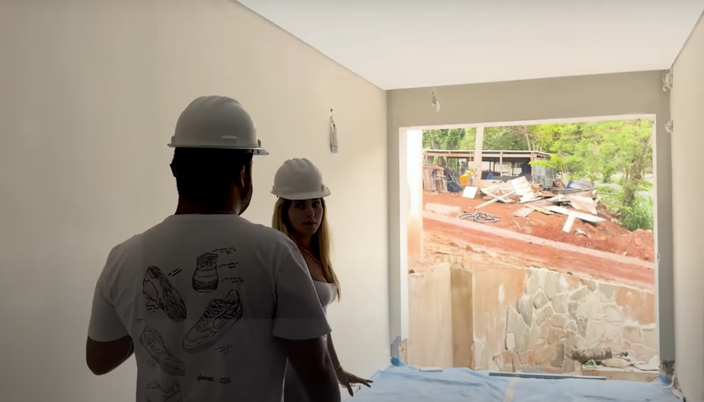 Quarto de hóspedes da mansão de Virginia e Zé Felipe