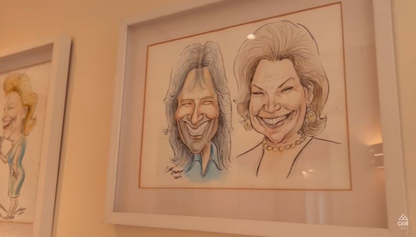 Mansão de Hebe Camargo no litoral de São Paulo