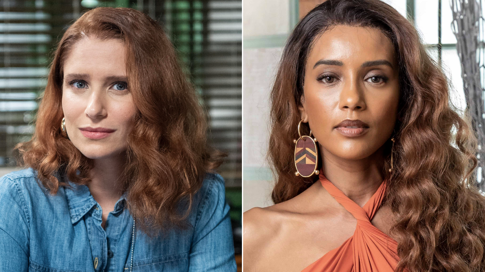 Marcela (Julia Lund) e Clarice (Tais Araújo).